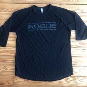 American Apparel Rouge Fitness 3/4 baseball T
